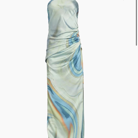 Jonathan simkhai size 0 laguna marble print dress - Picture 3 of 9
